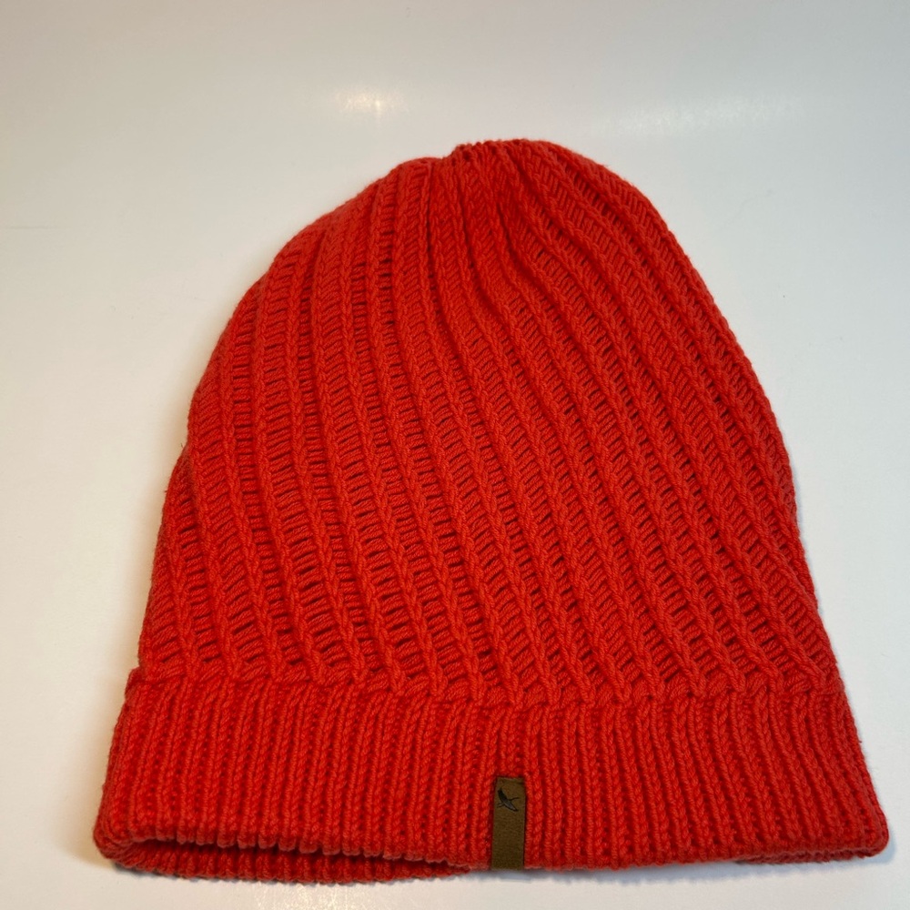 Eddie Bauer Vibrant Red Knit Hat